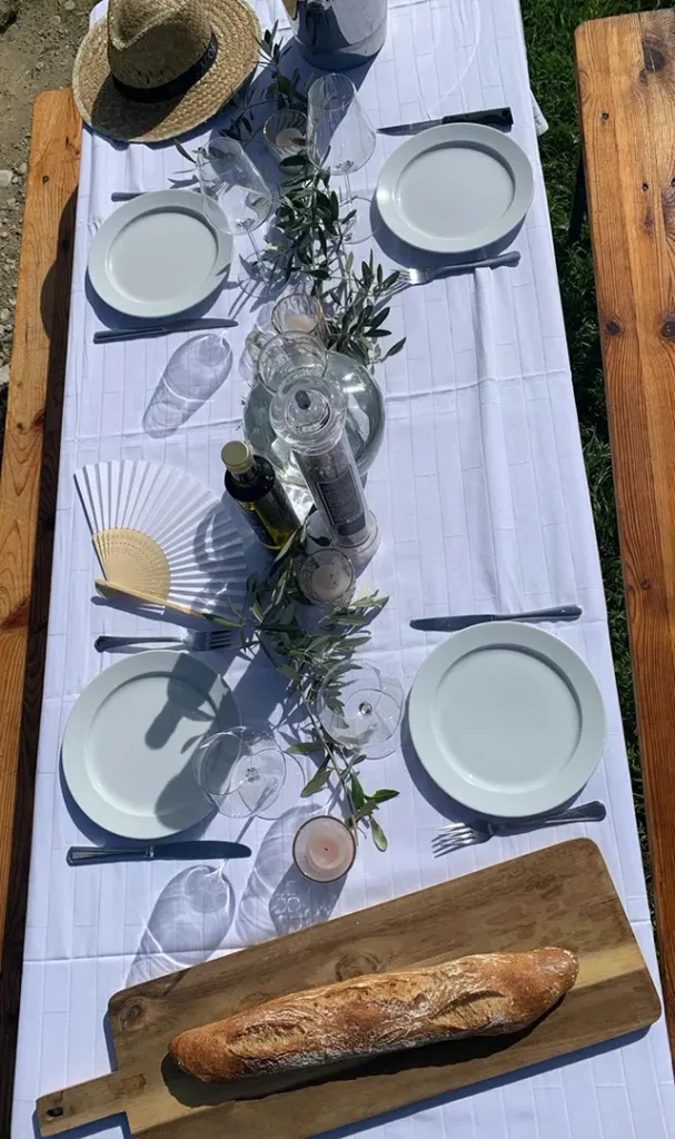 pique nique dans les vignes